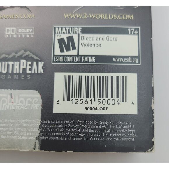 Two Worlds PC DVD Game SouthPeak Games RPG Adventure - Picture 1 of 6